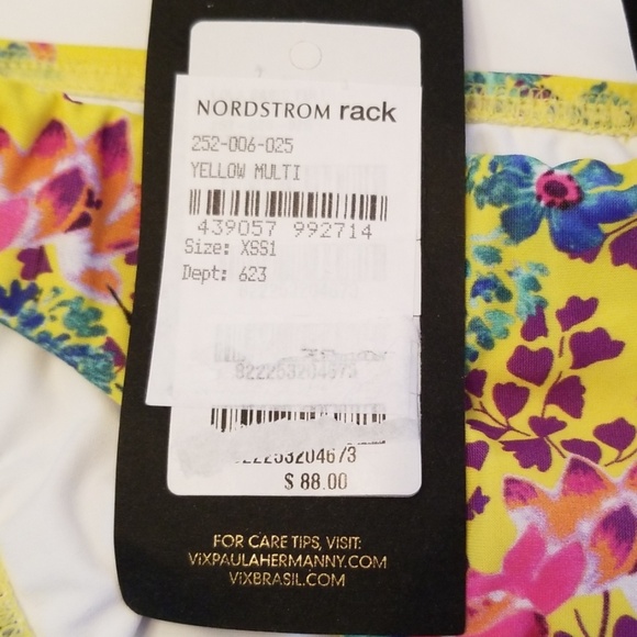 Vix Yellow floral bikini bottom - Picture 6 of 8